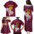 Custom Cricket Leeward Hurricanes Family Matching Puletasi and Hawaiian Shirt Come On Hurricanes Boys