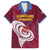 Custom Cricket Leeward Hurricanes Family Matching Puletasi and Hawaiian Shirt Come On Hurricanes Boys