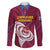 Custom Cricket Leeward Hurricanes Family Matching Puletasi and Hawaiian Shirt Come On Hurricanes Boys