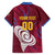 Custom Cricket Leeward Hurricanes Family Matching Short Sleeve Bodycon Dress and Hawaiian Shirt Come On Hurricanes Boys