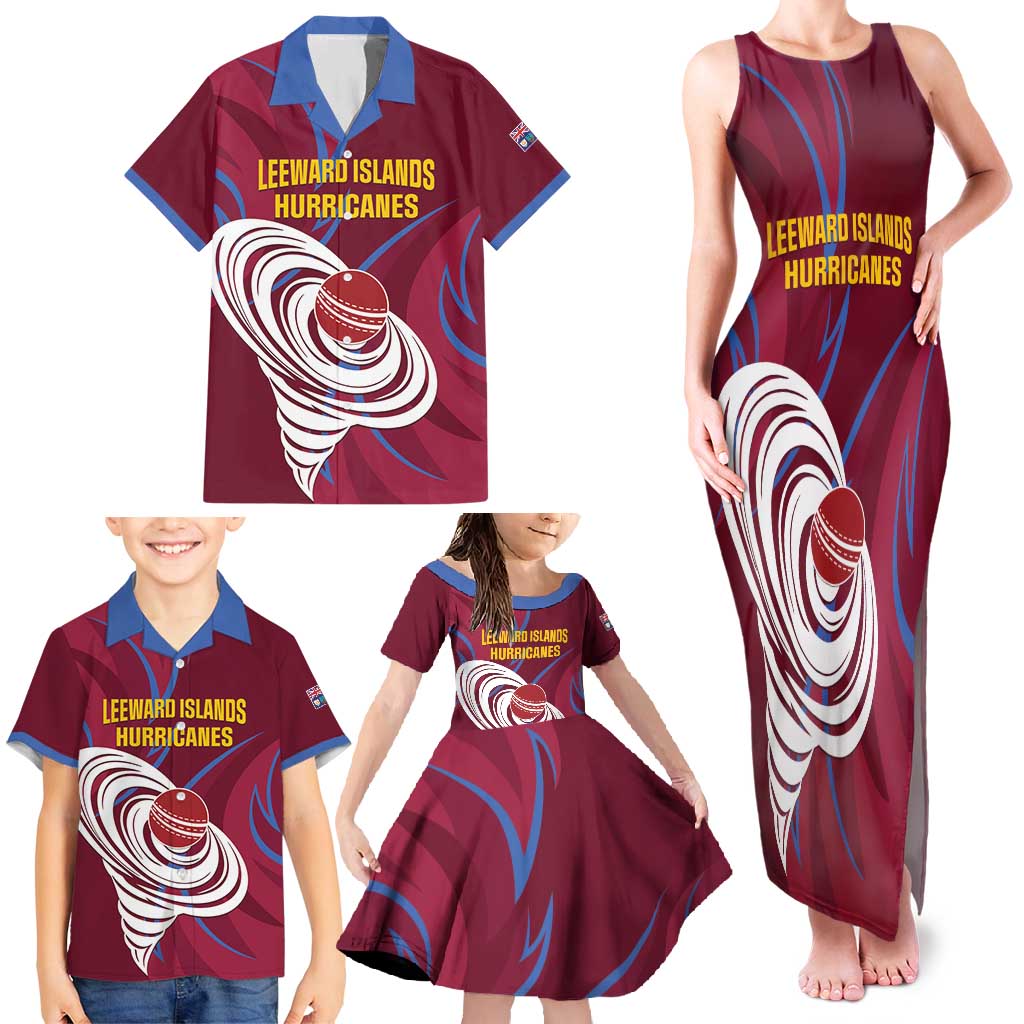 Custom Cricket Leeward Hurricanes Family Matching Tank Maxi Dress and Hawaiian Shirt Come On Hurricanes Boys