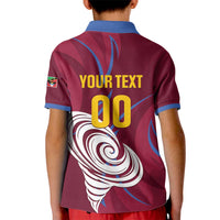 Custom Cricket Leeward Hurricanes Kid Polo Shirt Come On Hurricanes Boys