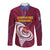 Custom Cricket Leeward Hurricanes Long Sleeve Button Shirt Come On Hurricanes Boys