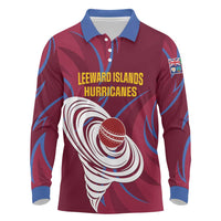 Custom Cricket Leeward Hurricanes Long Sleeve Polo Shirt Come On Hurricanes Boys