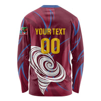 Custom Cricket Leeward Hurricanes Long Sleeve Shirt Come On Hurricanes Boys