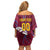 Custom Cricket Leeward Hurricanes Off Shoulder Short Dress Come On Hurricanes Boys