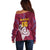 Custom Cricket Leeward Hurricanes Off Shoulder Sweater Come On Hurricanes Boys