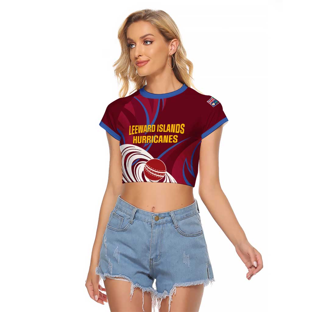 Custom Cricket Leeward Hurricanes Raglan Cropped T Shirt Come On Hurricanes Boys