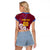 Custom Cricket Leeward Hurricanes Raglan Cropped T Shirt Come On Hurricanes Boys