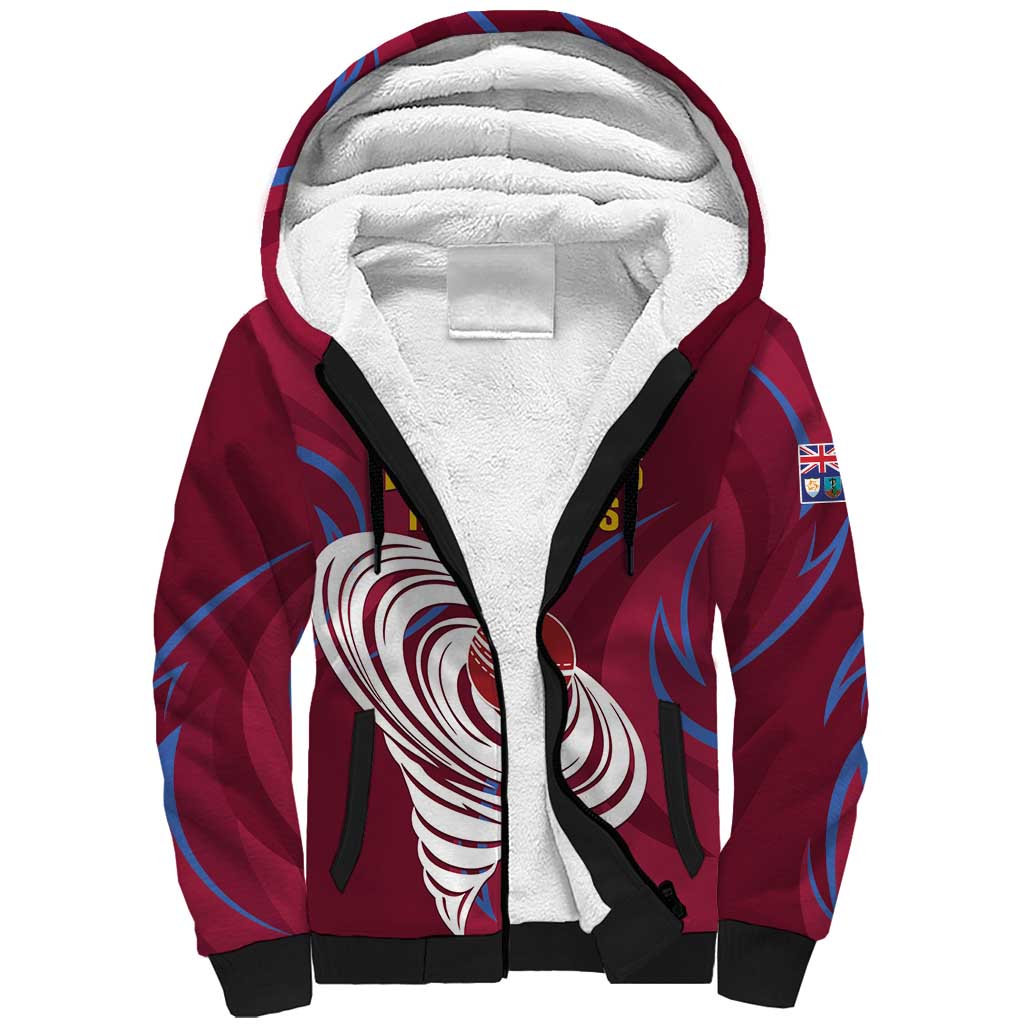 Custom Cricket Leeward Hurricanes Sherpa Hoodie Come On Hurricanes Boys