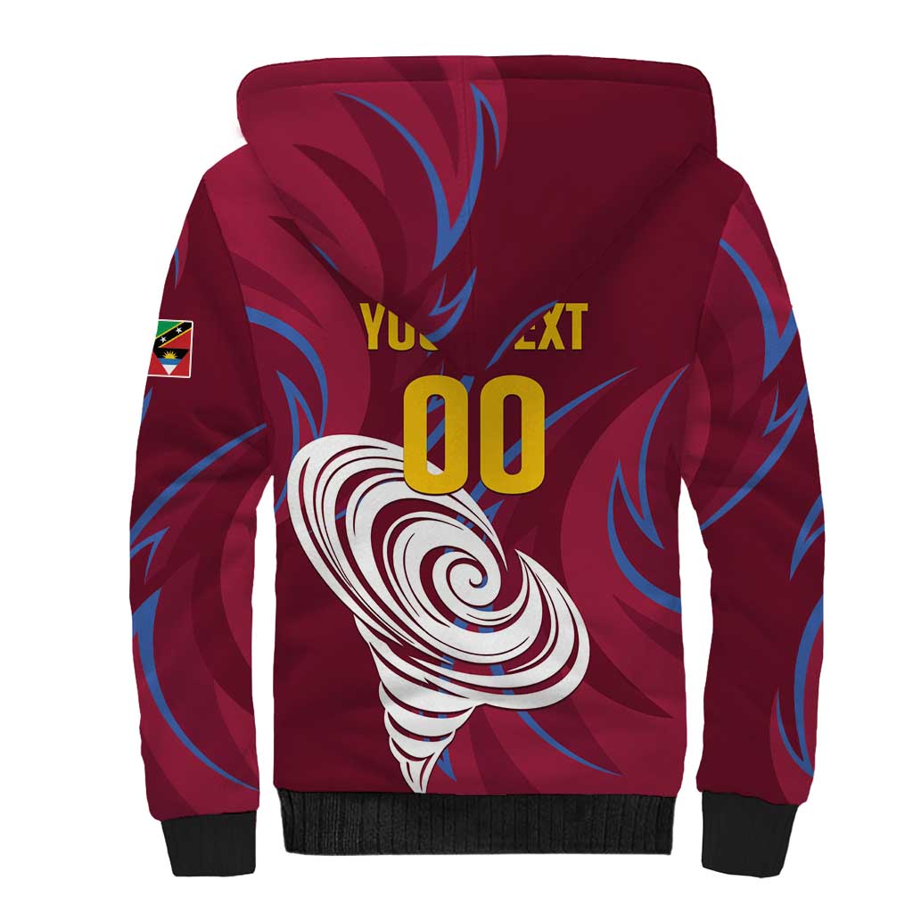 Custom Cricket Leeward Hurricanes Sherpa Hoodie Come On Hurricanes Boys