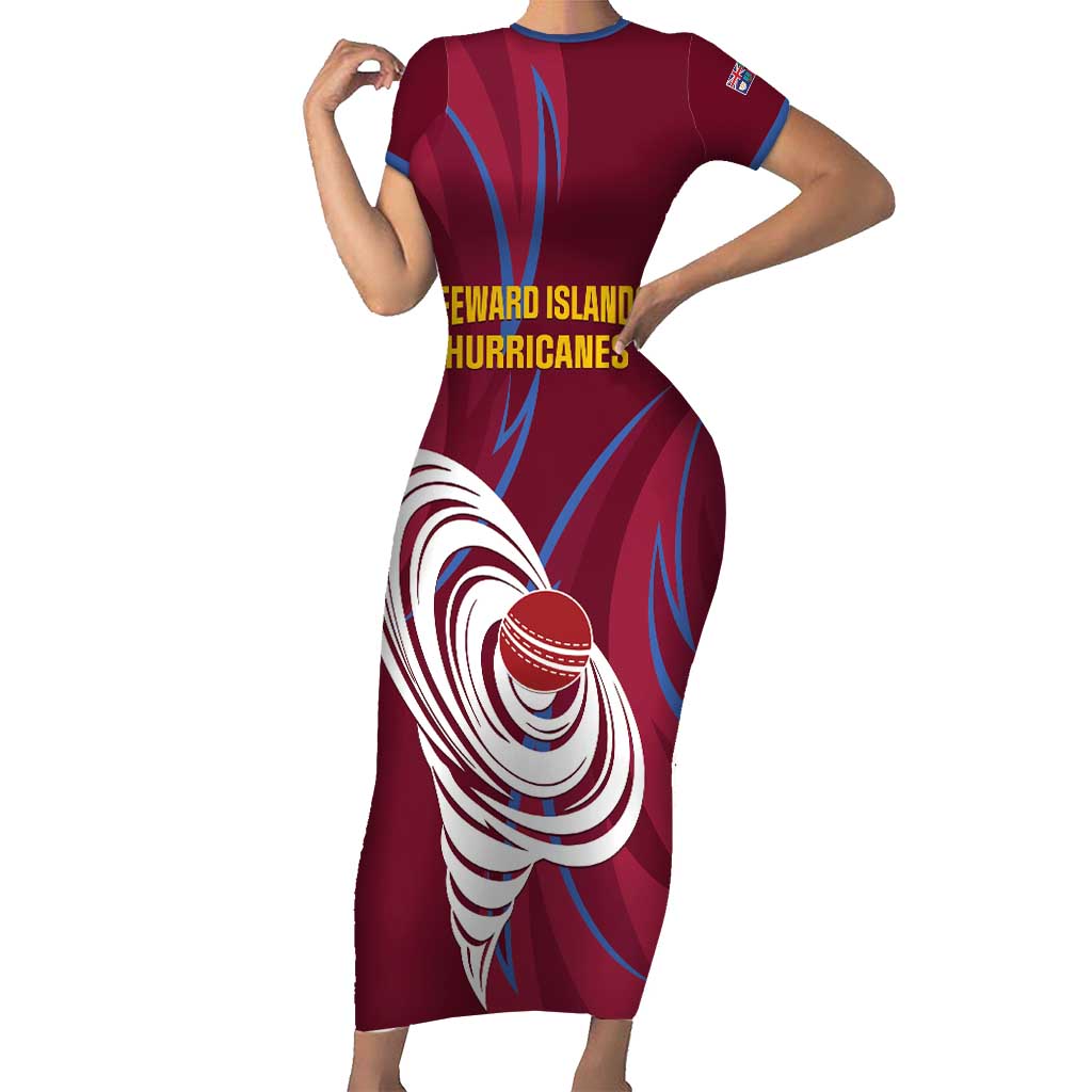 Custom Cricket Leeward Hurricanes Short Sleeve Bodycon Dress Come On Hurricanes Boys
