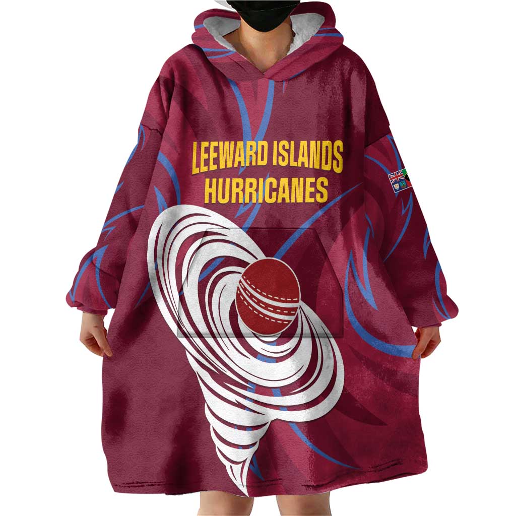 Custom Cricket Leeward Hurricanes Wearable Blanket Hoodie Come On Hurricanes Boys