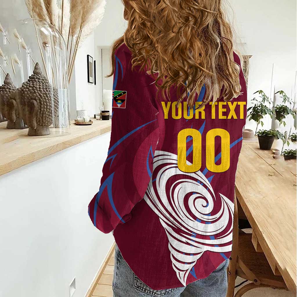 Custom Cricket Leeward Hurricanes Women Casual Shirt Come On Hurricanes Boys
