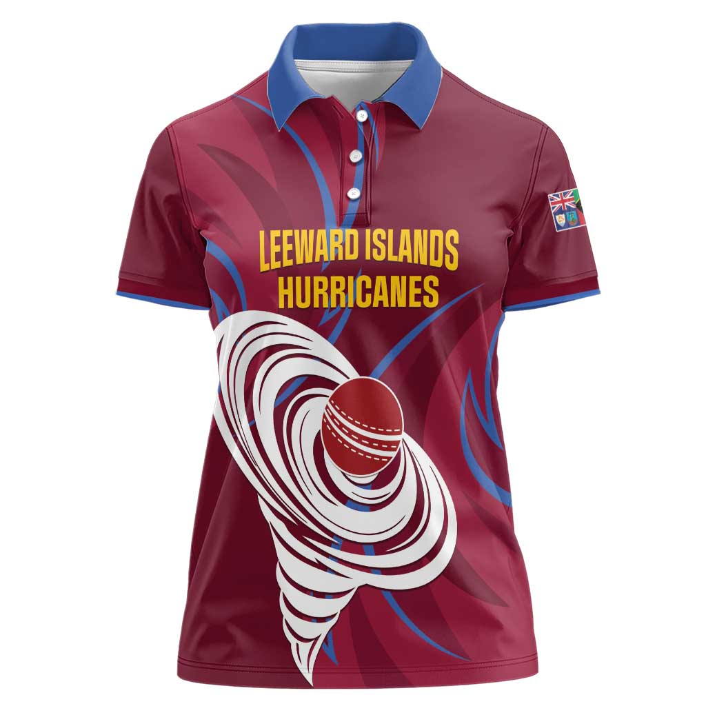 Custom Cricket Leeward Hurricanes Women Polo Shirt Come On Hurricanes Boys