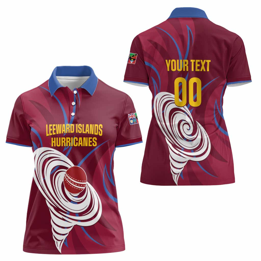 Custom Cricket Leeward Hurricanes Women Polo Shirt Come On Hurricanes Boys