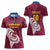 Custom Cricket Leeward Hurricanes Women Polo Shirt Come On Hurricanes Boys