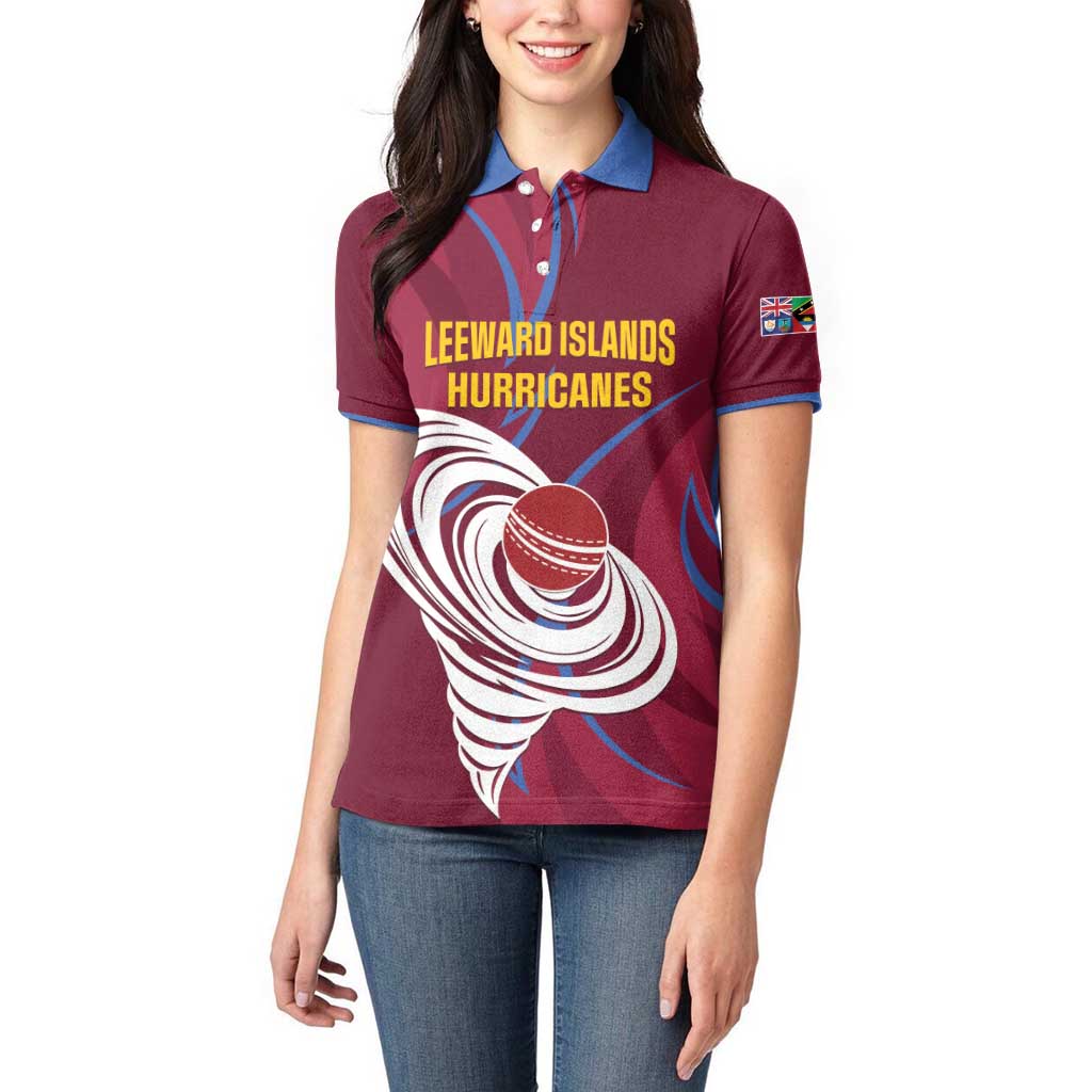 Custom Cricket Leeward Hurricanes Women Polo Shirt Come On Hurricanes Boys