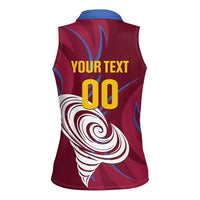 Custom Cricket Leeward Hurricanes Women Sleeveless Polo Shirt Come On Hurricanes Boys