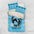 Personalized Kentucky Horse Racing Bedding Set Beauty and The Horse Blue Version LT01