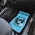 Personalized Kentucky Horse Racing Car Mats Beauty and The Horse Blue Version LT01