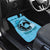 Personalized Kentucky Horse Racing Car Mats Beauty and The Horse Blue Version LT01