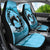 Personalized Kentucky Horse Racing 2024 Car Seat Cover Beauty and The Horse Blue Version LT01