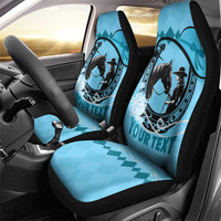 Personalized Kentucky Horse Racing Car Seat Cover Beauty and The Horse Blue Version LT01