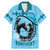 Personalized Kentucky Horse Racing Family Matching Mermaid Dress and Hawaiian Shirt Beauty and The Horse Blue Version LT01