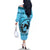 Personalized Kentucky Horse Racing Family Matching Off The Shoulder Long Sleeve Dress and Hawaiian Shirt Beauty and The Horse Blue Version LT01