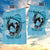 Personalized Kentucky Horse Racing Garden Flag Beauty and The Horse Blue Version LT01