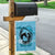 Personalized Kentucky Horse Racing Garden Flag Beauty and The Horse Blue Version LT01