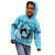 Personalized Kentucky Horse Racing Kid Hoodie Beauty and The Horse Blue Version LT01