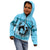 Personalized Kentucky Horse Racing Kid Hoodie Beauty and The Horse Blue Version LT01