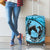 Personalized Kentucky Horse Racing Luggage Cover Beauty and The Horse Blue Version LT01