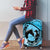 Personalized Kentucky Horse Racing Luggage Cover Beauty and The Horse Blue Version LT01
