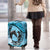 Personalized Kentucky Horse Racing Luggage Cover Beauty and The Horse Blue Version LT01