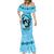 Personalized Kentucky Horse Racing Mermaid Dress Beauty and The Horse Blue Version LT01