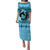 Personalized Kentucky Horse Racing Puletasi Beauty and The Horse Blue Version LT01