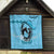 Personalized Kentucky Horse Racing Quilt Beauty and The Horse Blue Version LT01