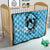 Personalized Kentucky Horse Racing Quilt Beauty and The Horse Blue Version LT01