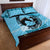 Personalized Kentucky Horse Racing Quilt Bed Set Beauty and The Horse Blue Version LT01