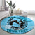 Personalized Kentucky Horse Racing Round Carpet Beauty and The Horse Blue Version LT01