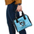 Personalized Kentucky Horse Racing Shoulder Handbag Beauty and The Horse Blue Version LT01