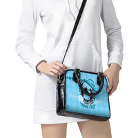 Personalized Kentucky Horse Racing Shoulder Handbag Beauty and The Horse Blue Version LT01