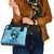 Personalized Kentucky Horse Racing Shoulder Handbag Beauty and The Horse Blue Version LT01