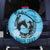 Personalized Kentucky Horse Racing Spare Tire Cover Beauty and The Horse Blue Version LT01