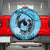 Personalized Kentucky Horse Racing Spare Tire Cover Beauty and The Horse Blue Version LT01