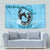 Personalized Kentucky Horse Racing Tapestry Beauty and The Horse Blue Version LT01