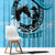 Personalized Kentucky Horse Racing Window Curtain Beauty and The Horse Blue Version LT01